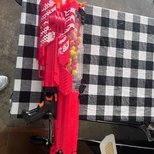 Nerf Red Blaster with Futuristic Design